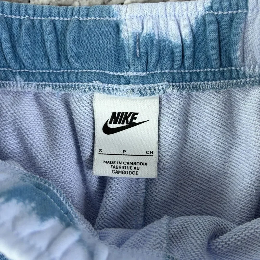 Nike Sportswear French Terry Shorts Mens Small Tie Dye Sweat Short Activewear